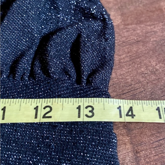 🔥Free People "Dance of the night" Black Shimmer Halter Dress🔥 - Picture 10 of 11